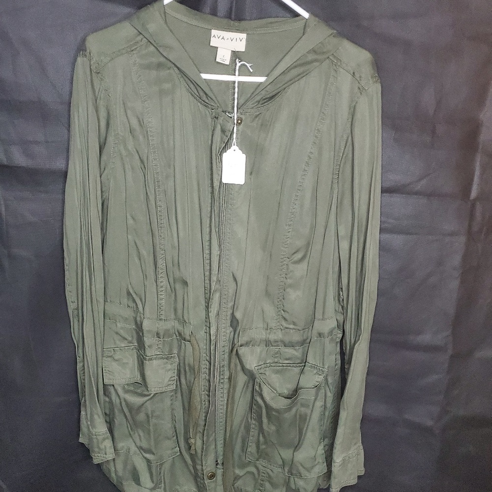 Ava Viv Hunter Green Jacket